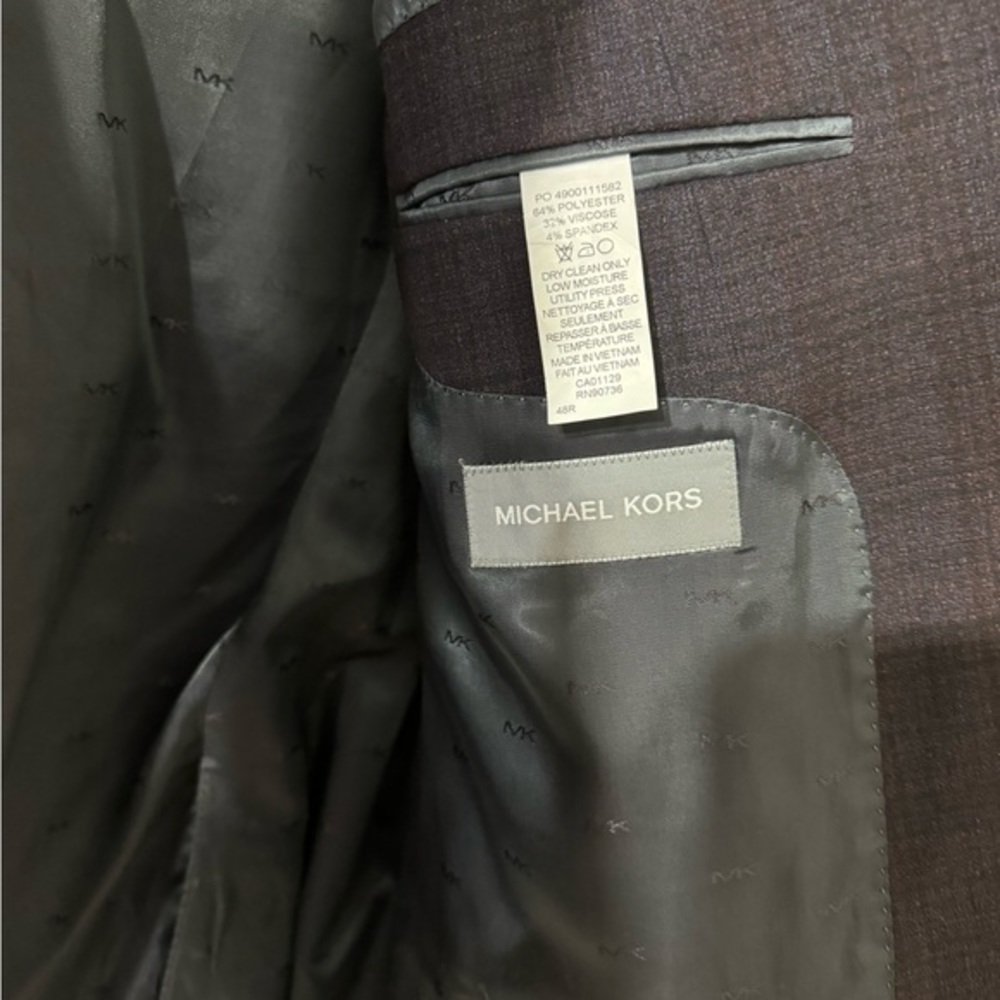 Michael Kors 48R Suit Jacket - Wool, Light & Sporty